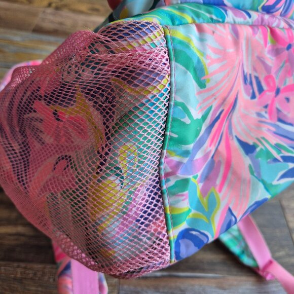 Lilly Pulitzer Bahia It’s Was All A Dream Floral Backpack *Hole/Defected* - Picture 6 of 16